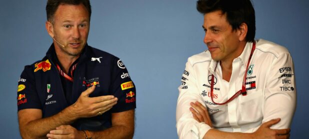 Wolff dismissed Horner's recent teasing best driver comments
