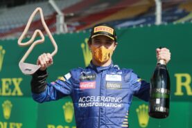 Norris determined to race through chest pain