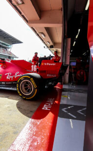Ferrari admet la voiture Ferrari «B» en chantier