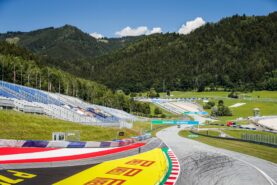 Ensimmäinen ilmainen käytännön nopein kierrosaika 1 Styrian F2020 GP (FP1)