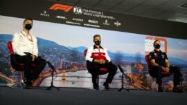 James Allison (Mercedes), Xevi Pujolar (Alfa Romeo), Paul Monaghan (Red Bull Racing)