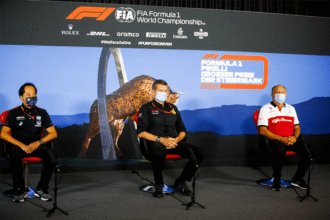 Guenther Steiner, Toyharu Tanabe & Frédéric VASSEUR