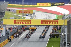 F1 Starting Grid 2021 Styrian Grand Prix Race at Red Bull Ring