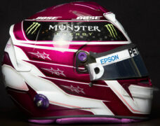 2020 testing helmet Lewis Hamilton