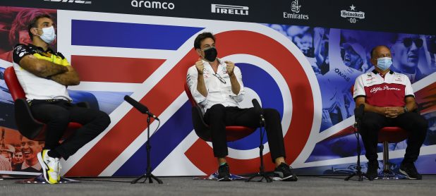Constructors Press Conference 70th Anniversary GP