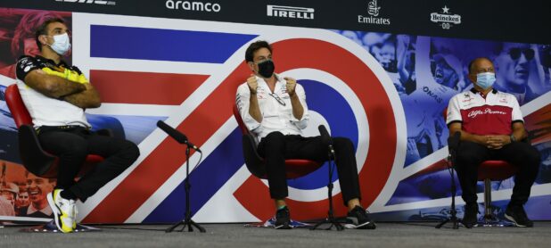 Constructors Press Conference 70th Anniversary GP