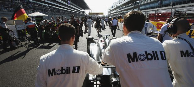 In the pit lane - From Russia with love
