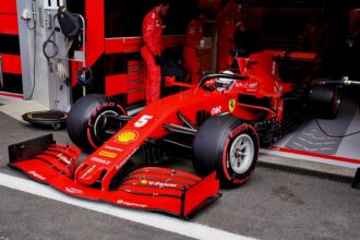Leclerc y Vettel adelantan el Eifel 2020 F1 GP