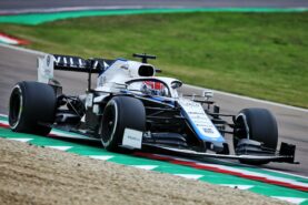 Hamilton defends Russell after safety car crash