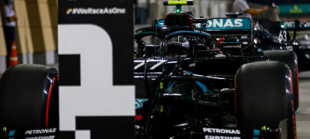 F1 Starting Grid 2020 Sakhir Grand Prix Race in the desert