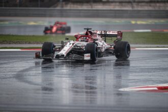 07 Räikkönen Kimi (Heck), Alfa Romeo Racing ORLEN C39, im Einsatz während des Formel-1-DHL-Grand-Prix der Türkei 2020 vom 13. bis 15. November 2020 im Intercity Istanbul Park in Tuzla bei Istanbul, Türkei – Foto: Antonin Vincent / DPPI