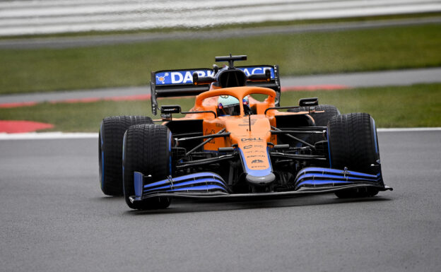 Ricciardo struggled to fit in the seat of his new McLaren 1 Ricciardo struggled to fit in the seat of his new McLaren