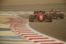 Sainz explains why first Ferrari race was not time to attack