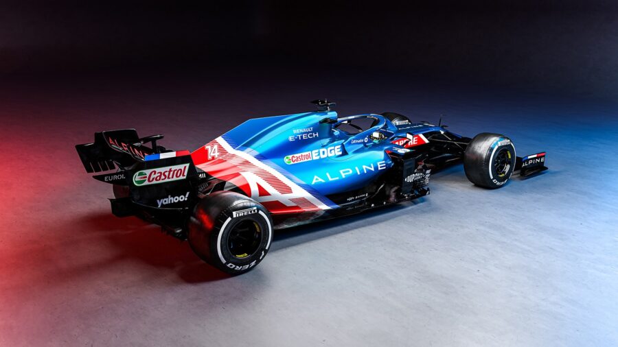 2021 อัลไพน์ A521 F1 ภาพการเปิดตัวรถ