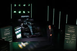 2021 Aston Martin AMR21 F1 Car launch pictures