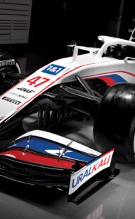2021 哈斯 VF-21 F1 汽车发射图片