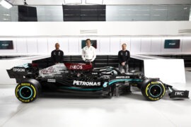2021 Mercedes W12 F1 Car launch pictures