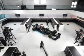 2021 Mercedes W12 F1 Car launch pictures