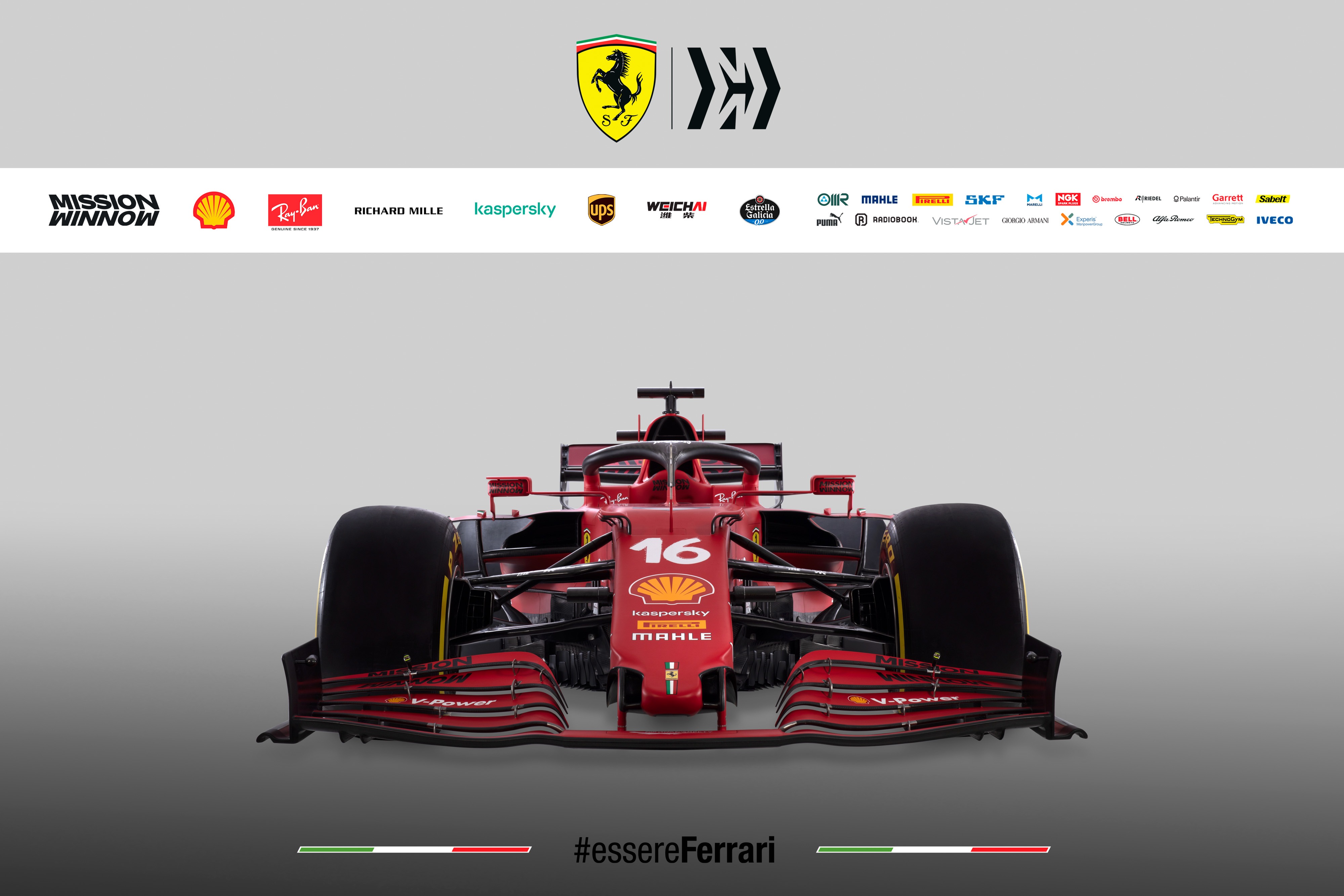 2021 Ferrari Sf21 F1 Car Launch Pictures