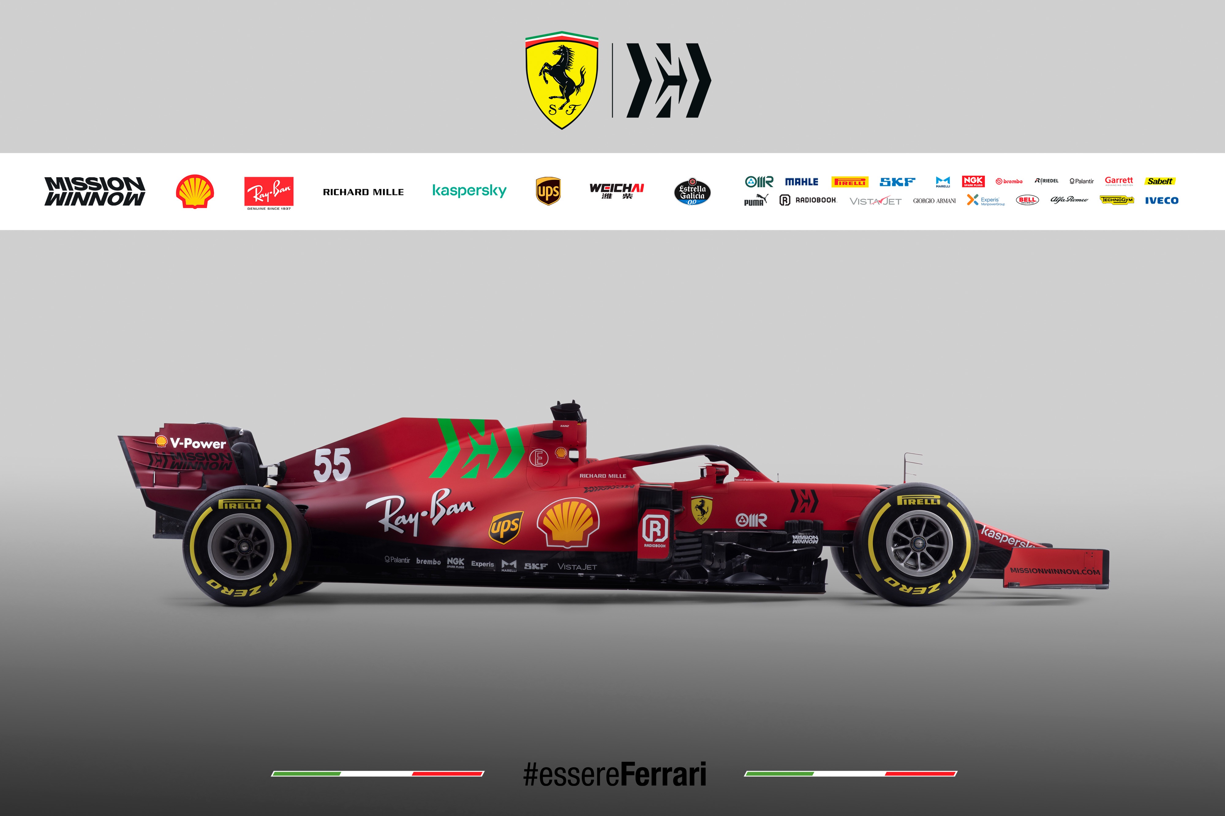 2021 Ferrari Sf21 F1 Autostartbilder