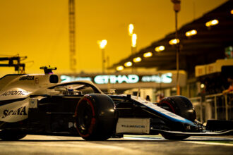 Nicholas Latifi (CDN) Williams Racing FW43.
Abu Dhabi Grand Prix, Friday 11th December 2020. Yas Marina Circuit, Abu Dhabi, UAE.