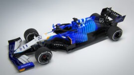 2021 Williams FW43B F1 Car launch pictures