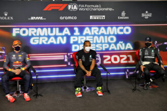 การแถลงข่าวหลังการแข่งขันรอบคัดเลือก 2021 F1 GP
