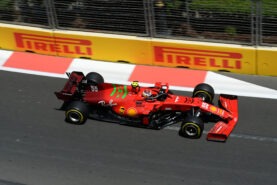 2021 Azerbaijan GP Ferrari Race debrief video