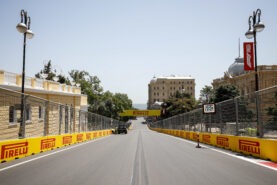 Virtual Lap: Max Verstappen laps the Baku City Circuit