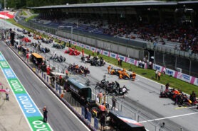 F1 Starting Grid 2021 Austrian Grand Prix Race at Red Bull Ring