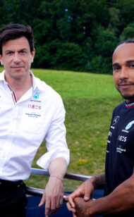 Hamilton signed two-year contract extension with the Mercedes team
