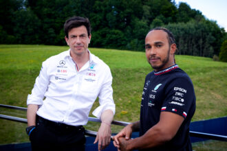 Hamilton signed two-year contract extension with the Mercedes team