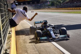 Mercedes team 2021 British GP F1 Race Debrief