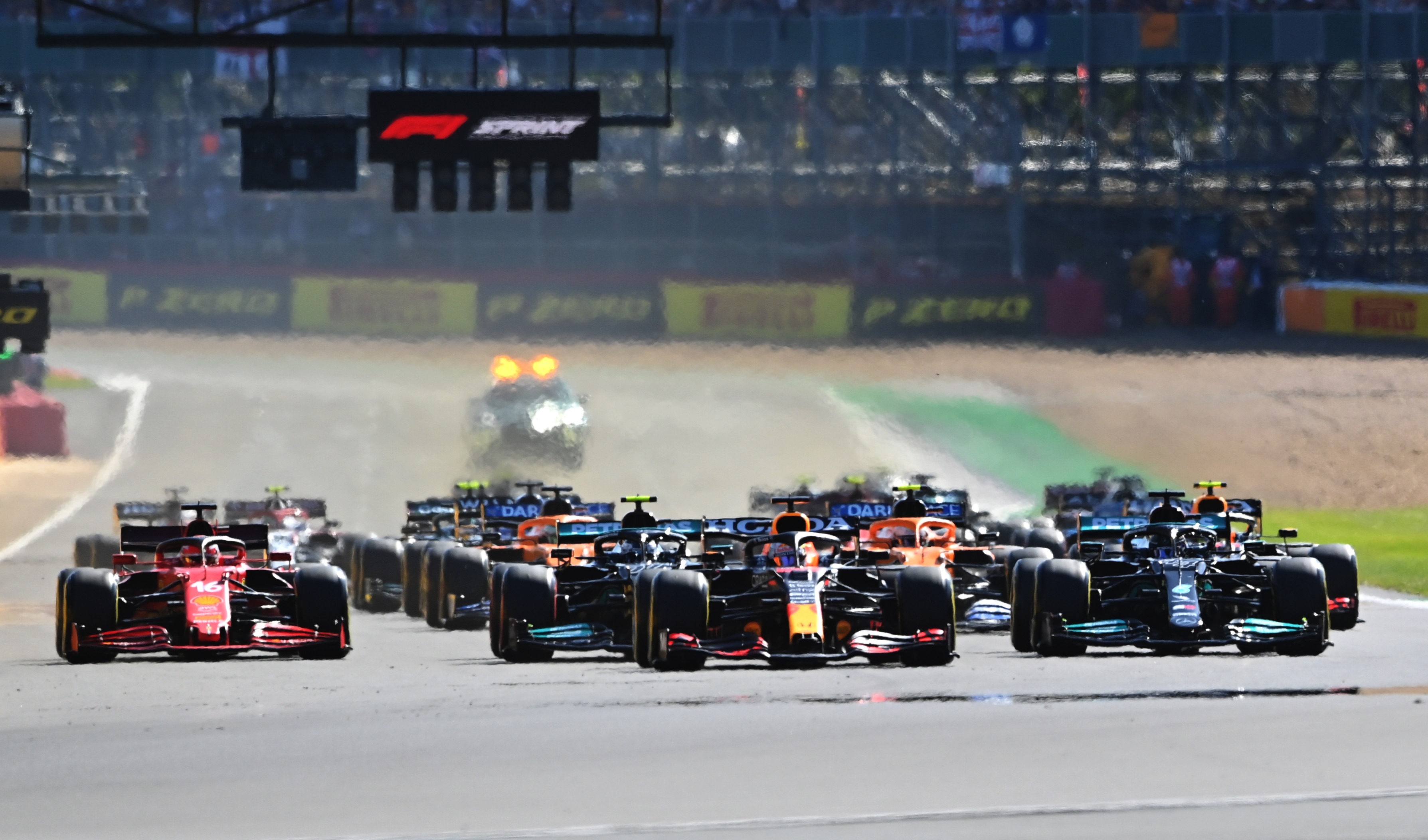 F1 Starting Grid 2021 British Grand Prix Race at Silverstone