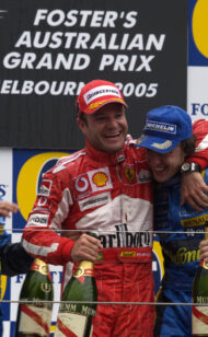 Peter Windsor e Jock Clear discutem a proeza técnica de Barrichello.