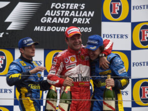 Peter Windsor et Jock Clear discutent des prouesses techniques de Barrichello.