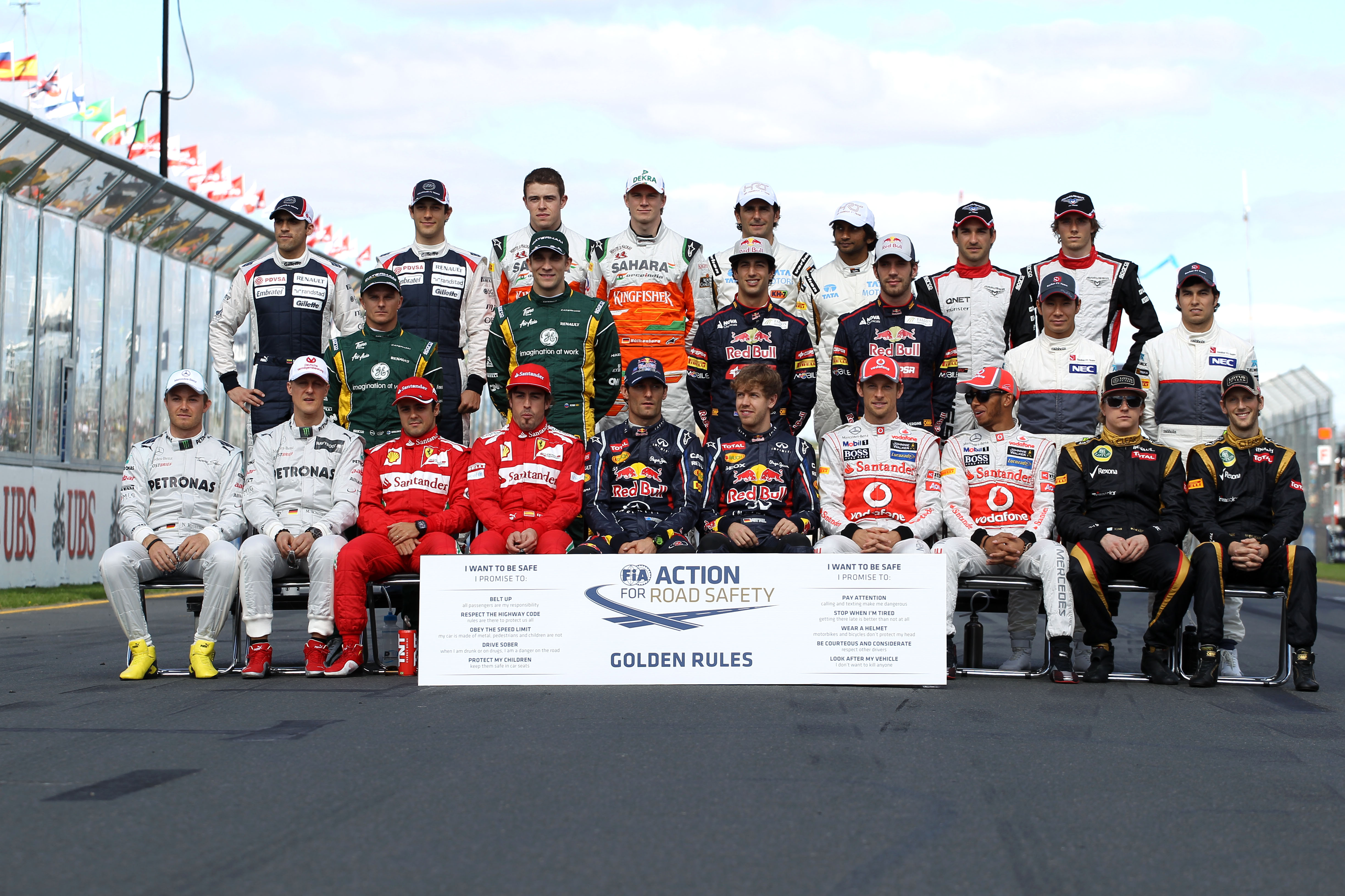 Formula One driver ranking 2012