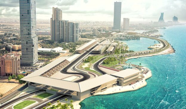 Constructions around Saudi F1 track still not finished 1 Constructions around of Saudi F1 track still not finished