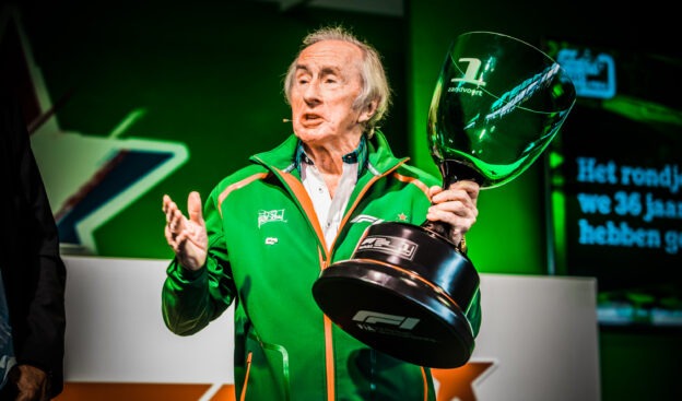Sir Jackie Stewart reveals 'green' Dutch F1 GP Trophy 1 Sir Jackie Stewart reveals 'green' Dutch F1 GP Trophy
