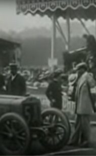 The very first grand prix in 1906 near Le Mans in France