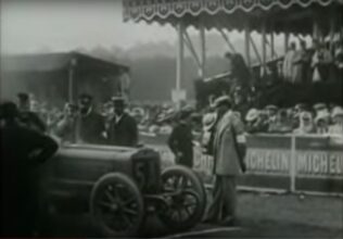 The very first grand prix in 1906 near Le Mans in France