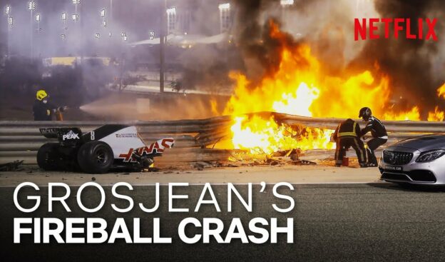 Grosjean's Insane Fireball 2020 Bahrain F1 GP Crash 1 Grosjean's Insane Fireball 2020 Bahrain F1 GP Crash