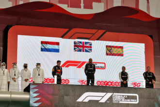 Alonso says F1 podium with title protagonists felt 'strange'