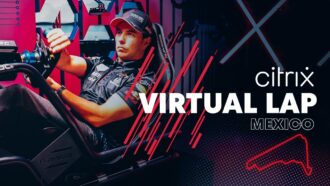Perez Virtual Lap at the Mexico City Grand Prix