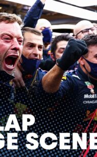 Se siente en la última vuelta Red Bull Garaje Abu Dhabi F1 GP