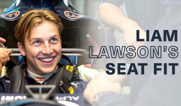 Liam Lawson gets ready for the F1 Rookie Test 1 Liam Lawson gets ready for the F1 Rookie Test