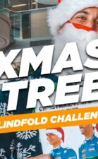 Blindfolded Christmas Tree Challenge with Norris & Ricciardo