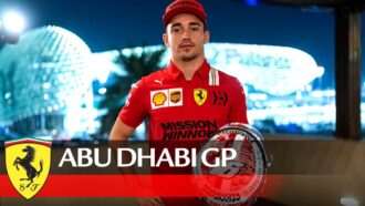 Charles’ special lid for the Abu Dhabi GP