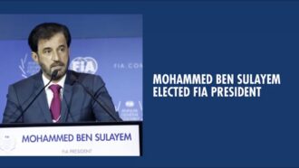 The moment Mohammed Ben Sulayem became FIA President