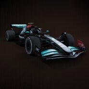 Mercedes W13 right front view